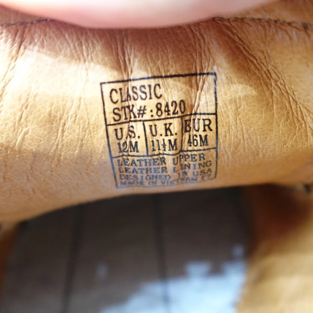 Dr Comfort Classic Men 12M Brown Leather Dress Oxford Pressure Relief 8420 Flaws